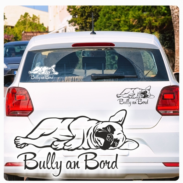 Auto Aufkleber Französische Bulldogge Name Autoaufkleber Hund Pfoten A3030